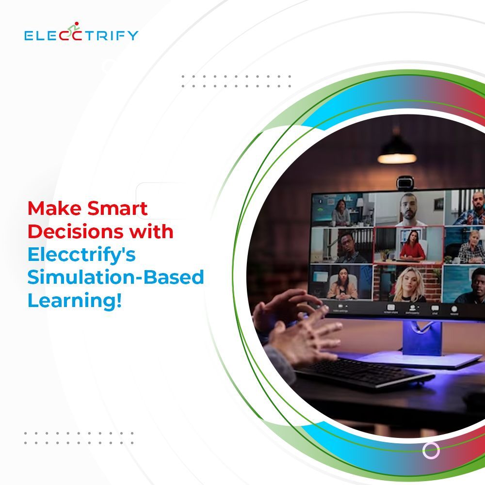 Stop relying on guesswork and start making informed decisions.
Elecctrify's simulation-based learning allows you to learn from your mistakes without real-world consequences.
Register for our next event at the link in bio
.
.
.
.
.
#elecctrify #elecctrifysimulation #electrifyyourlearning #smartdecisions #informeddecisions #learnfrommistakes #simulation #education #elearning #onlinetraining #edtech #simulations #technology #innovation #training #professionaldevelopment #careerdevelopment #skillbuilding #virtuallearning #gamification #onlineeducation #digitallearning #lifelonglearning #knowledgeispower #learningwithoutconsequences #edutech #learningtechnology #simulationtraining